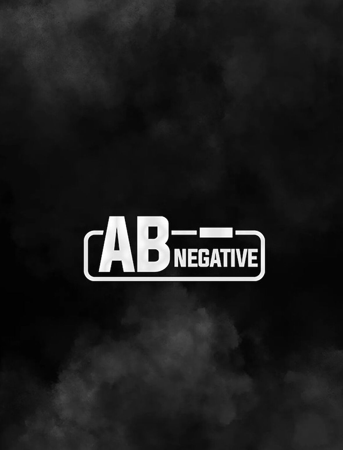 AB - Negatif Kan Grubu Araba Motorsiklet Etiket Sticker 14CM Beyaz Renk