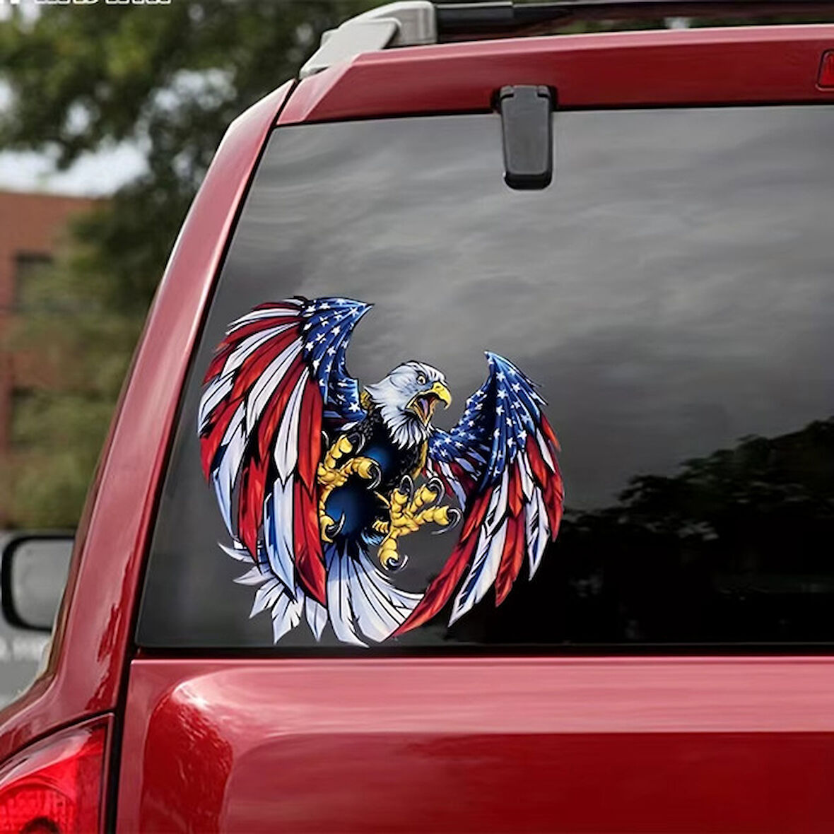 19 Cm Kartal Sticker Resmi Motorsiklet Araba İçin uygun 1 Adet