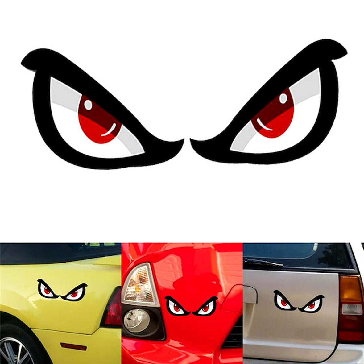 Araba Canavar Bakan Göz Yapıştırma 22 Cm