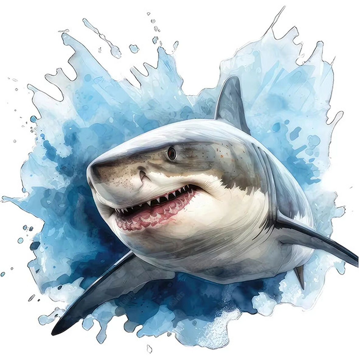 Megaladon Resmi Araba 19 Cm Dev Köpek Balığı oto Sticker Yapıştırması MDX6