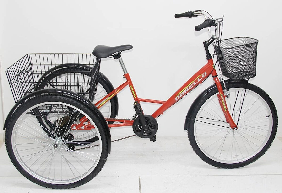 Dorello Elektrikli cargo Bisikleti 48 Dc. 1000 Watt Cargo Bisikleti 3 Tekerlek