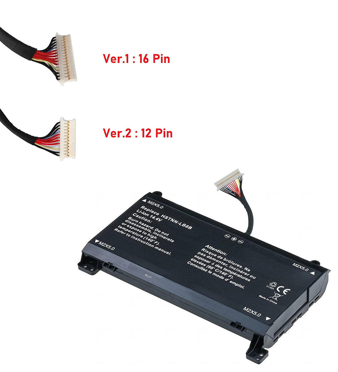 Hp Omen by Hp 17-an0xx Notebook Batarya Laptop Pil V2 12 Pin