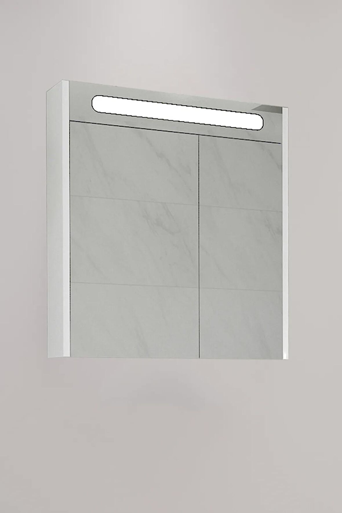 Napoli 65 Cm Led Aynalı Üst Modül