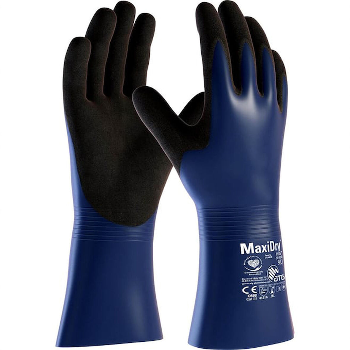 ATG MaxiDry® Plus™ 56-530 Kimyasal İş Eldiveni Takımı No:8