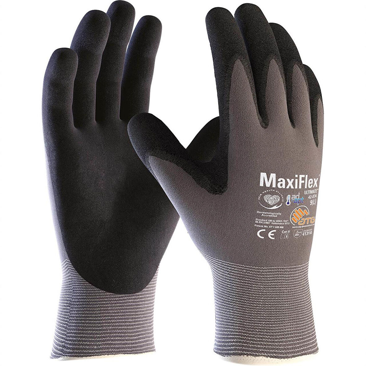 ATG MaxiFlex® Ultimate™ with AD-APT® 42-874 Mekanik İş Eldiveni Takım No:9