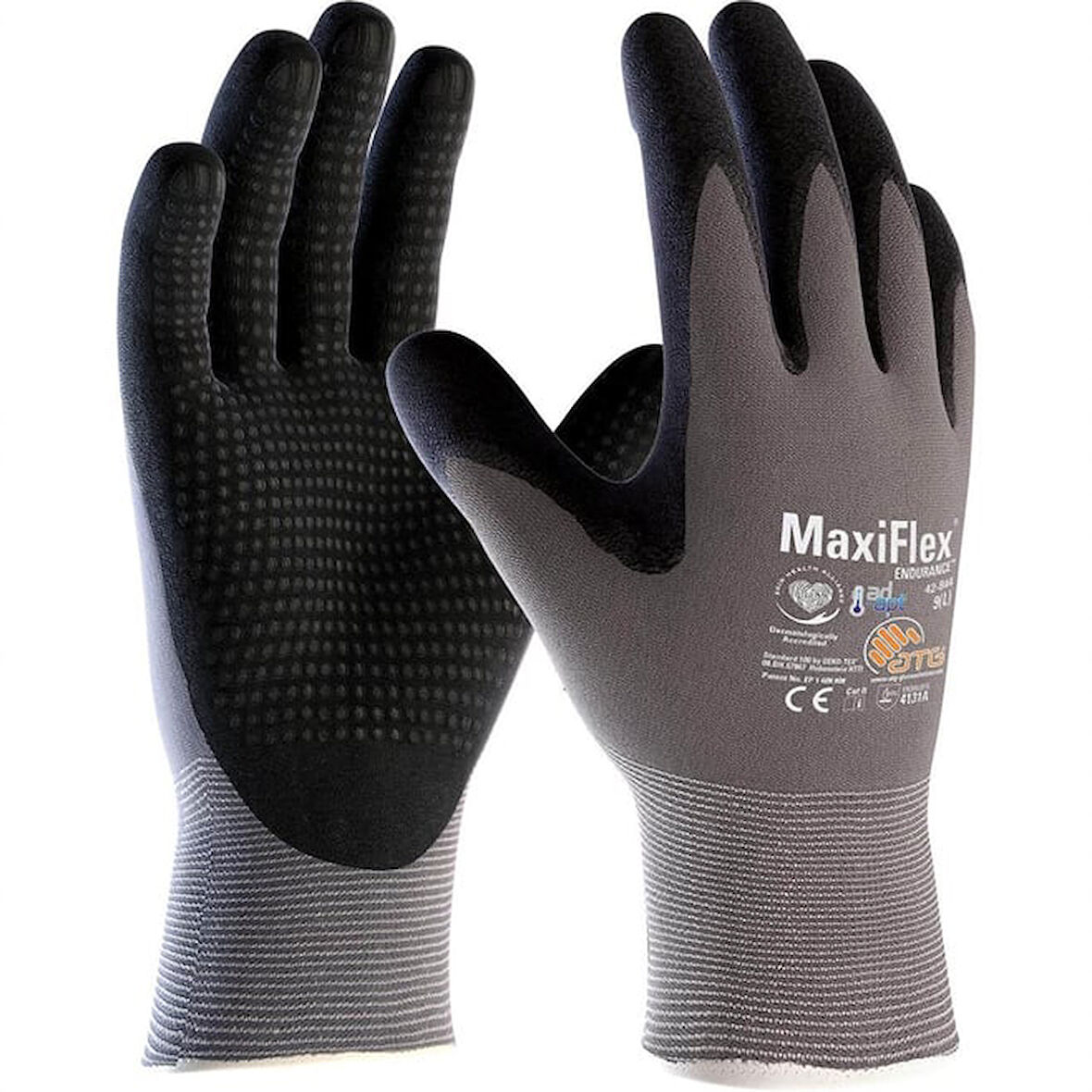 ATG MaxiFlex® Endurance™ with AD-APT® 42-844 Dotlu Mekanik İş Eldiveni Takım No:9