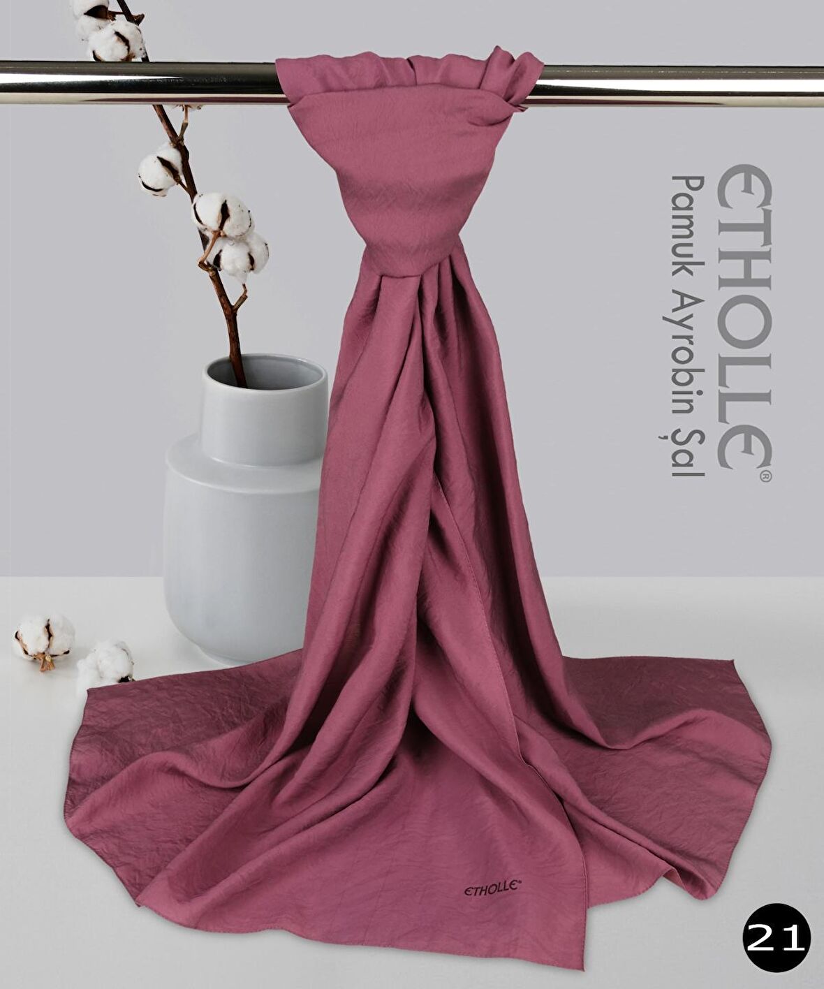 Alcanavm Etholle Pamuk Ayrobin Şal