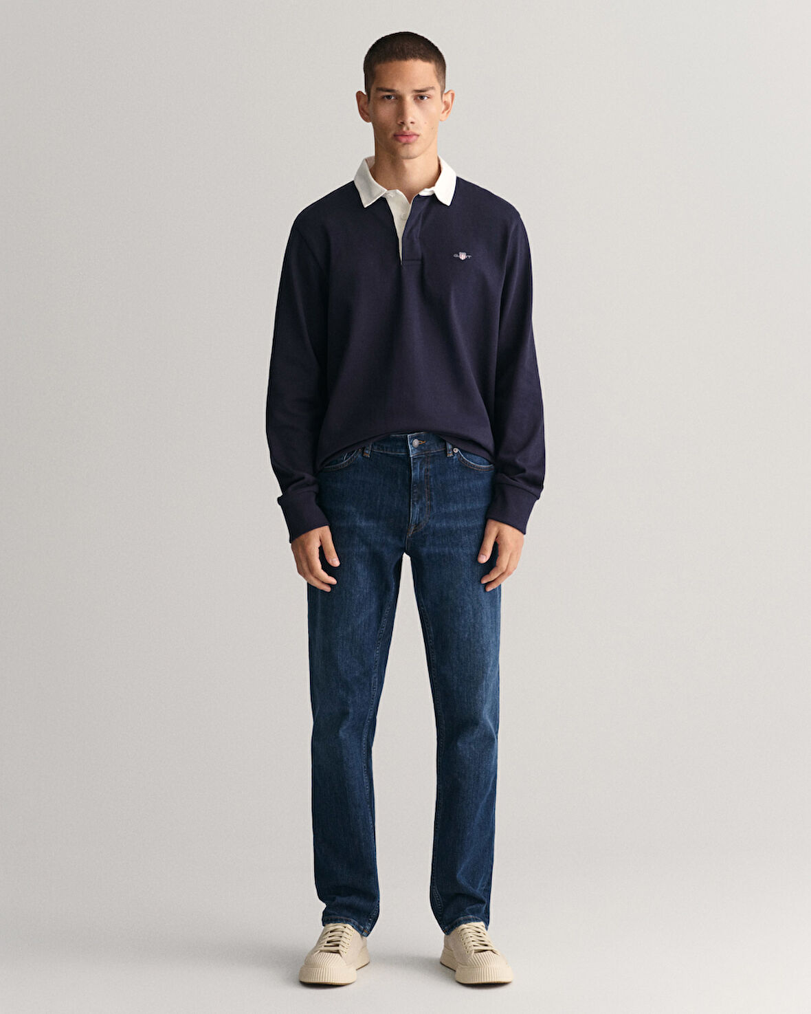 GANT Erkek Lacivert Regular Fit Jean