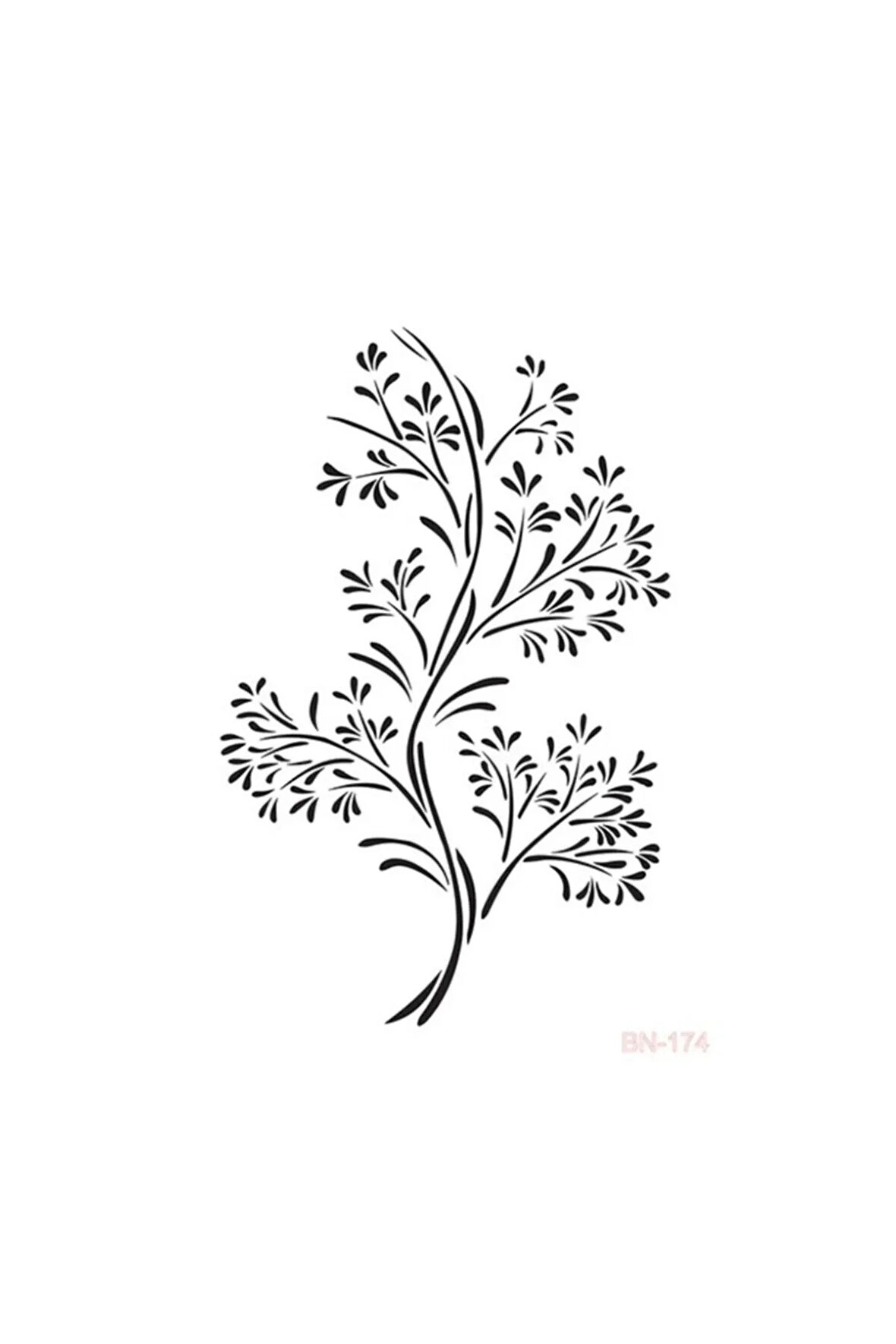 Bn174 25x35 Bn Serisi Stencil Stensil Kalıp Şablon Plantilla Polsefset