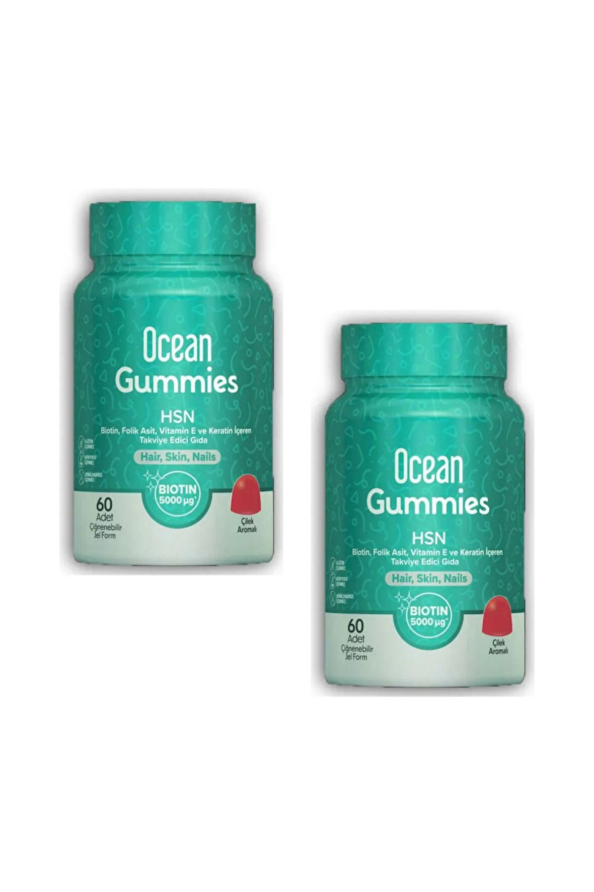 GUMMIES HSN 60 Adet Çiğneme Jel Form X2