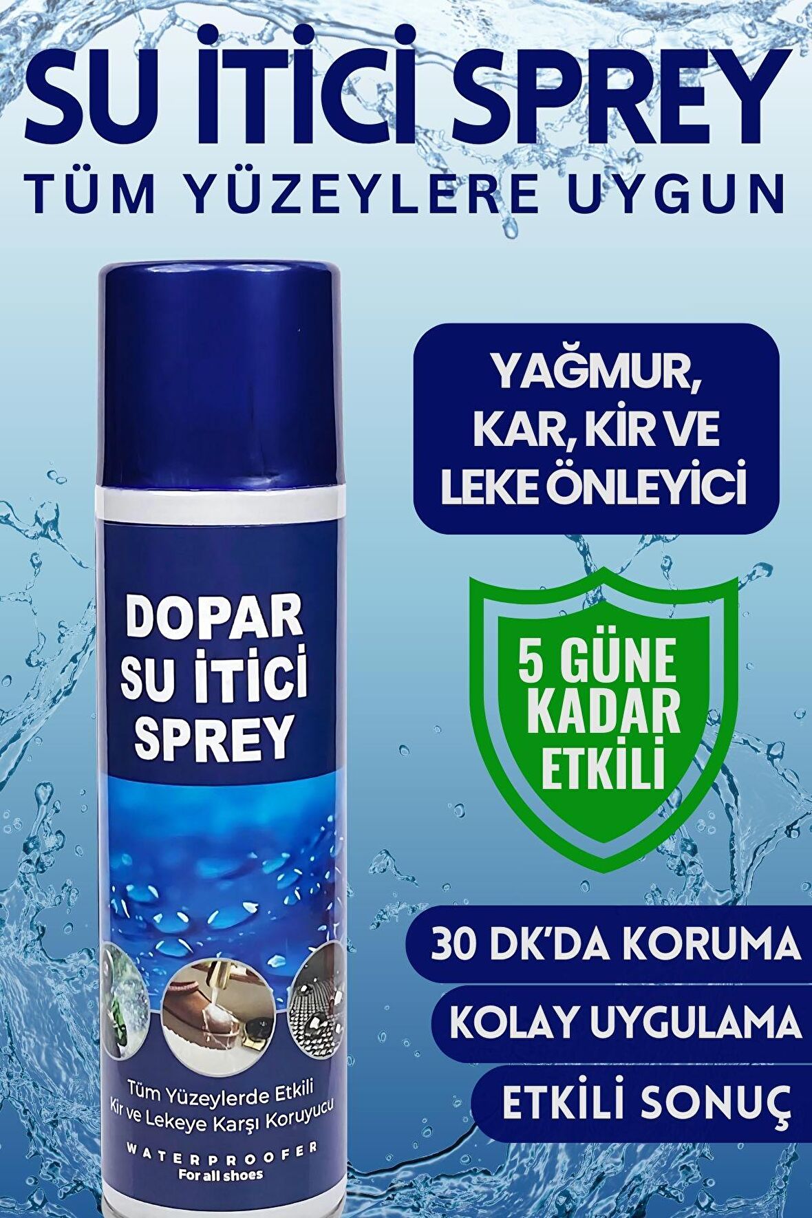 Su İtici Su Geçirmezlik Sprey Waterproof Spray 200ML