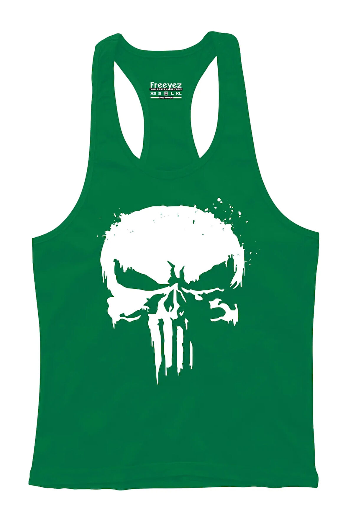 Punisher Gym Fitness Tank Top Pamuk Sporcu Atleti