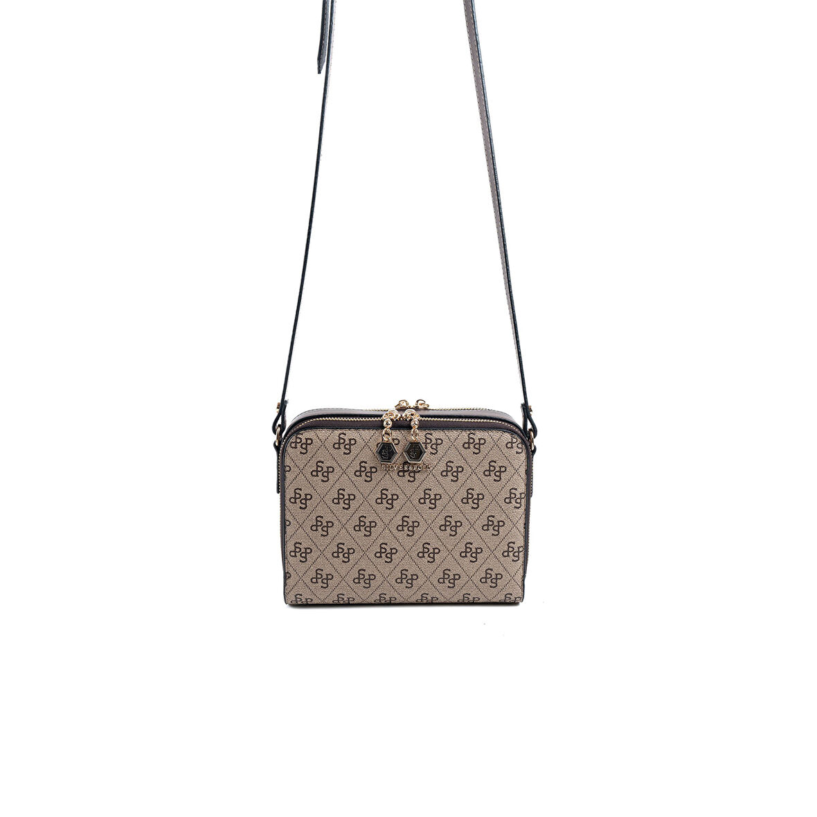 Silver Polo  Kadın Çapraz Çanta 888-48000 SILVER POLO ÇAPRAZ Kadın ÇANTASI M178 KOYU BEJ-MAT KAHVE