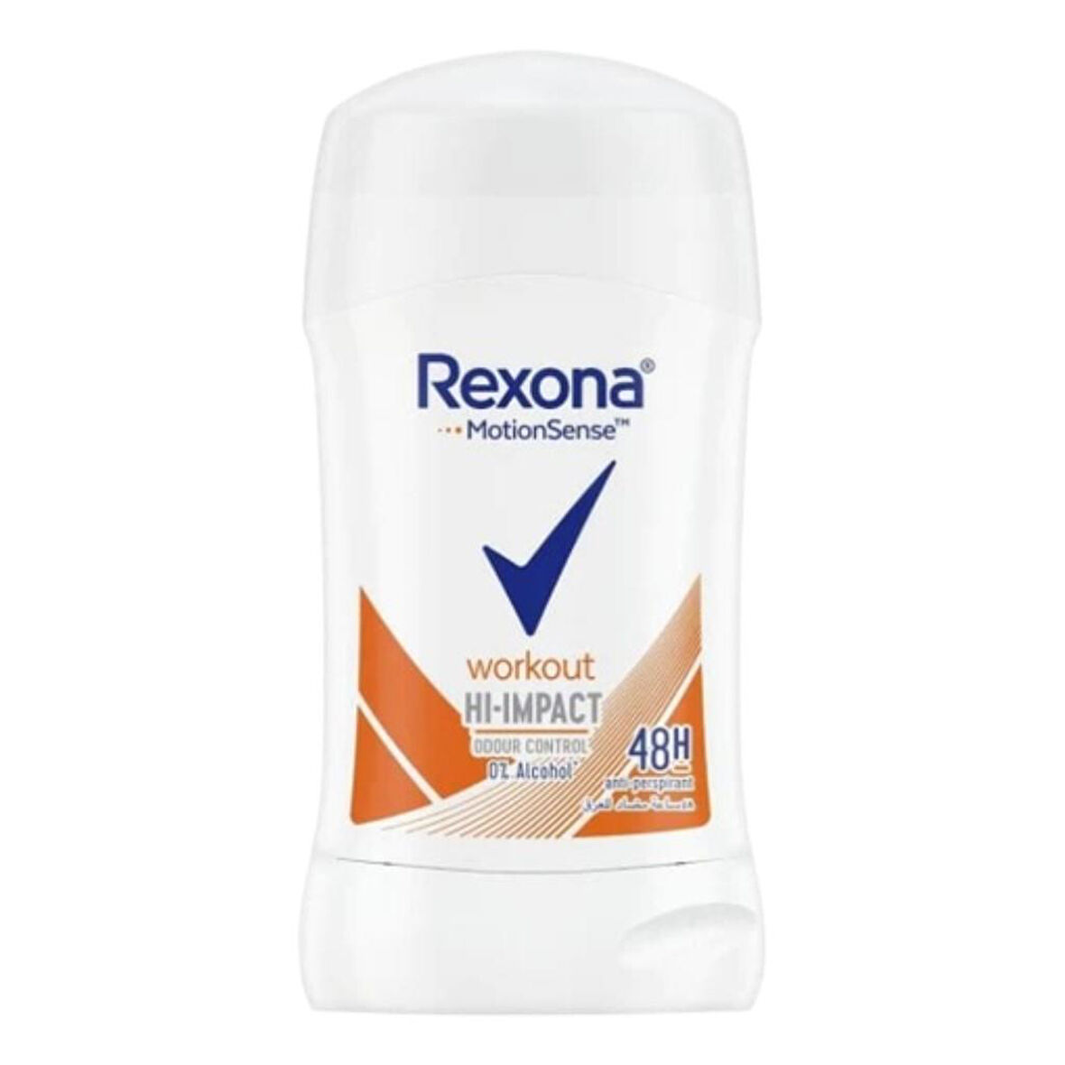Rexona Women MotionSense Stick 40g Workout Hi-Impact Koku Kontrolü 48H