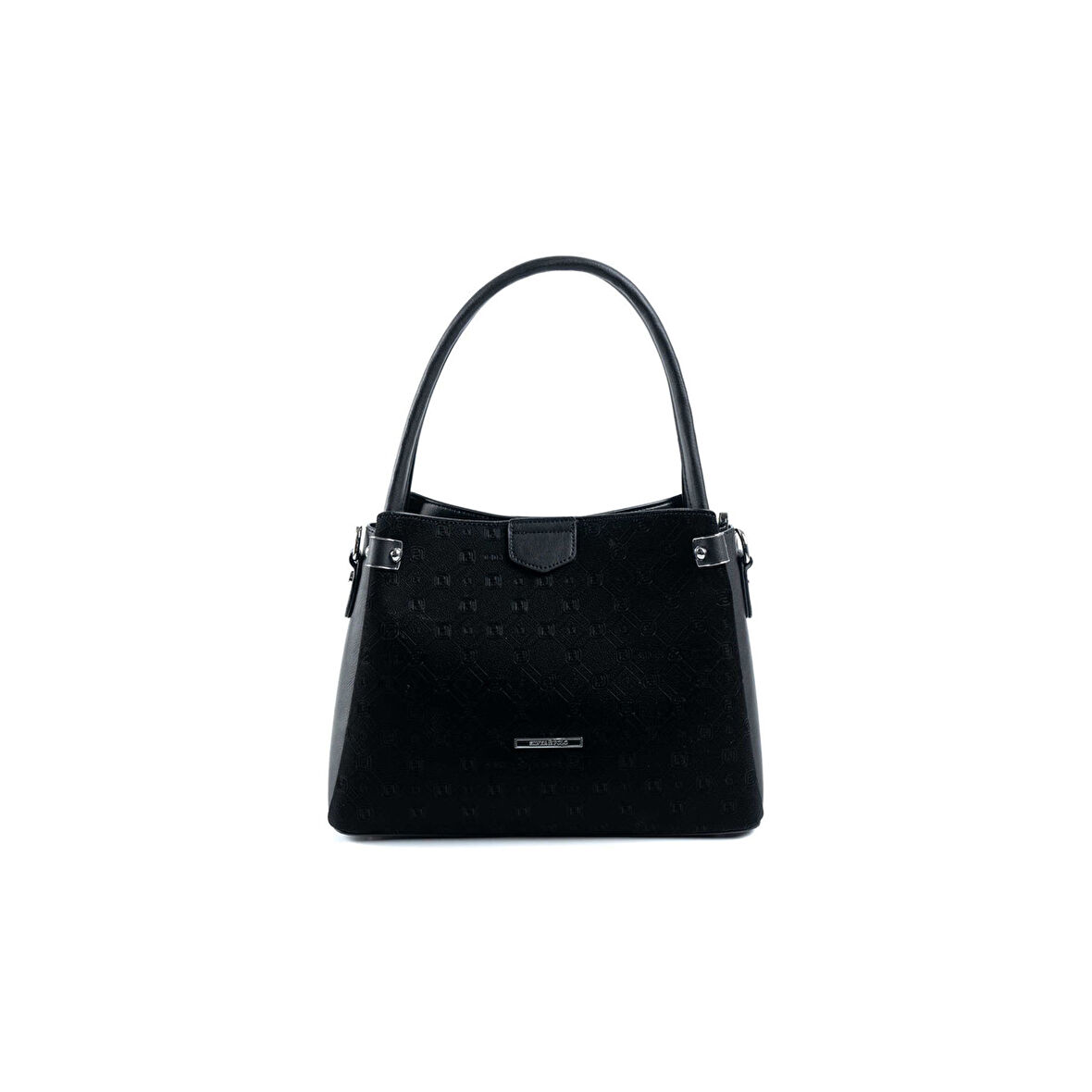 Silver Polo  Kadın Omuz Çantası 1254-48086 SILVER POLO Kadın ÇANTASI M158 SİYAH-NOVA SİYAH