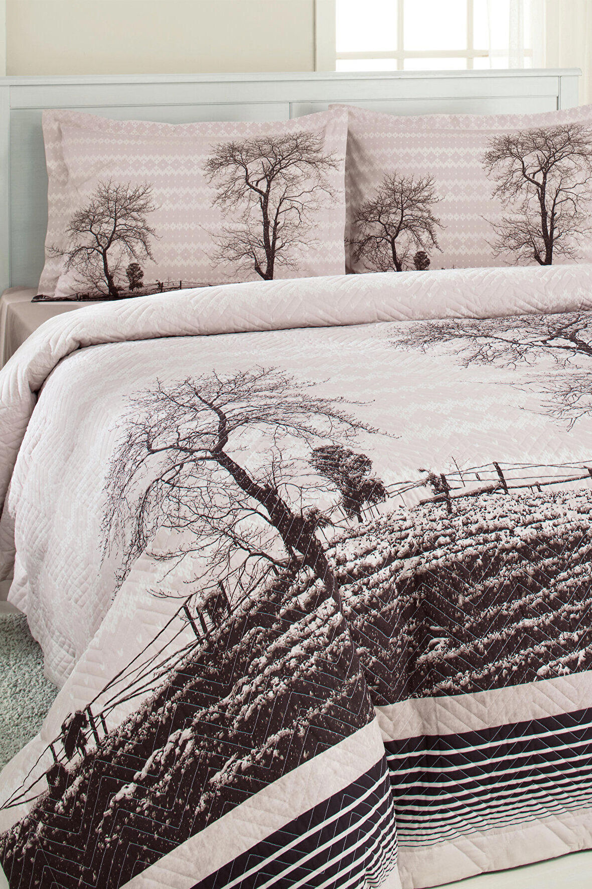 Özdilek Wood Tek Kişilik Kapitone Nevresim Takımı