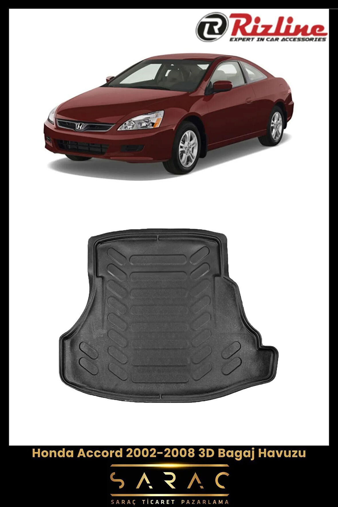 Rizline Honda Accord 2005 Model 3D Bagaj Havuzu