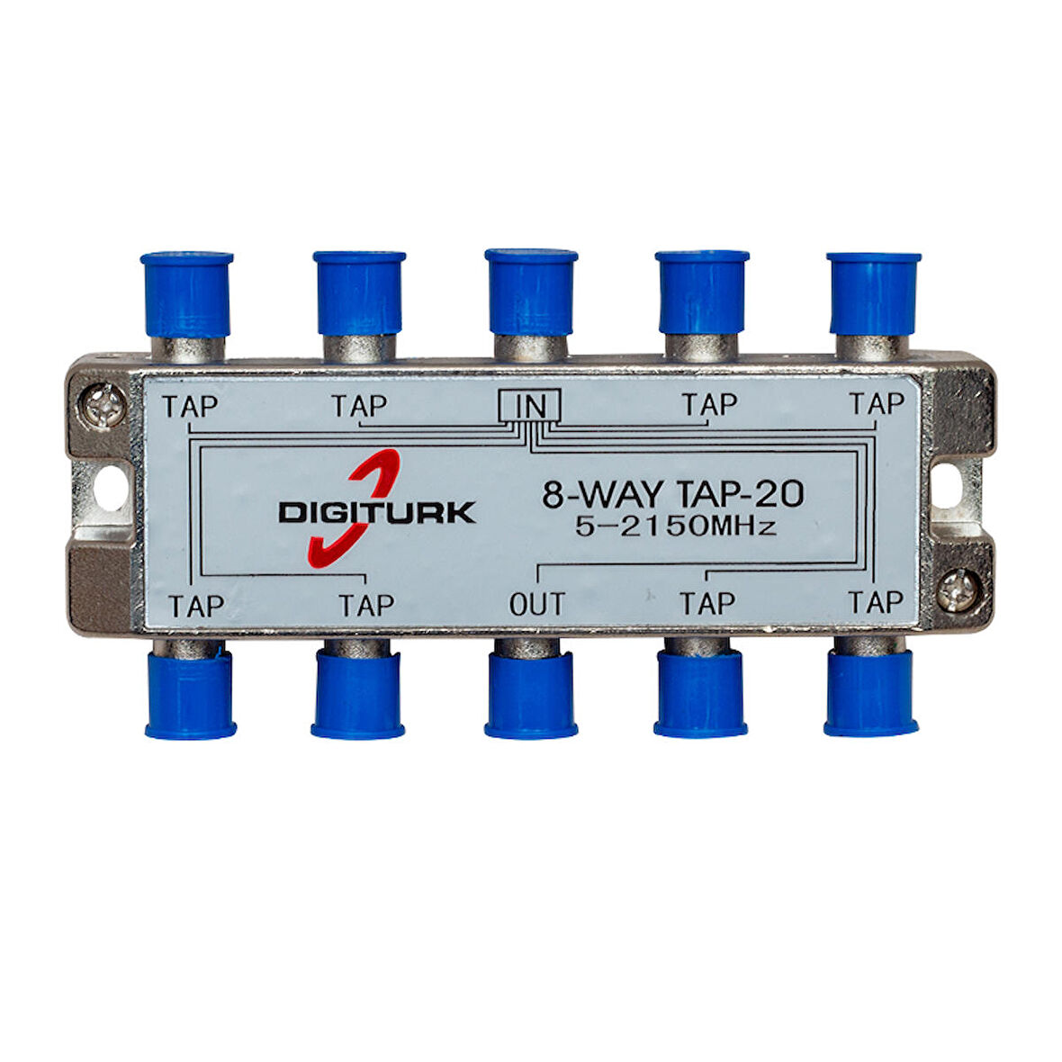 DIGITURK 5-2150 MHZ 20DB 8 YOLLU TAP SWITCH 1/8 SPLITTER