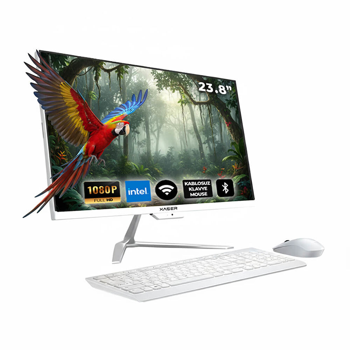 Xaser Xs119 i5 3470 16GB Ram 1TB SSD 23.8" Webcam + Wifi+ BT All In One Bilgisayar