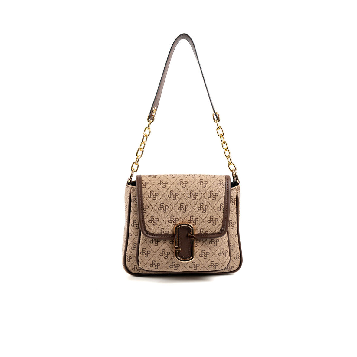 Silver Polo  Kadın Çapraz Çanta 1147-48169 SILVER POLO ÇAPRAZ Kadın ÇANTASI M178 KOYU BEJ-MAT KAHVE