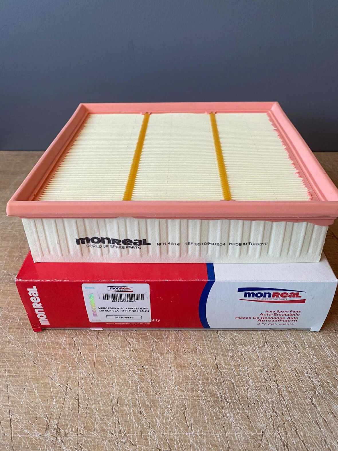 Monreal MFN-4816 Hava Filtresi A160 A200 A180 CDI B220 B200CDI CLA GLA INFINITI Q30 1.5 - 2.0