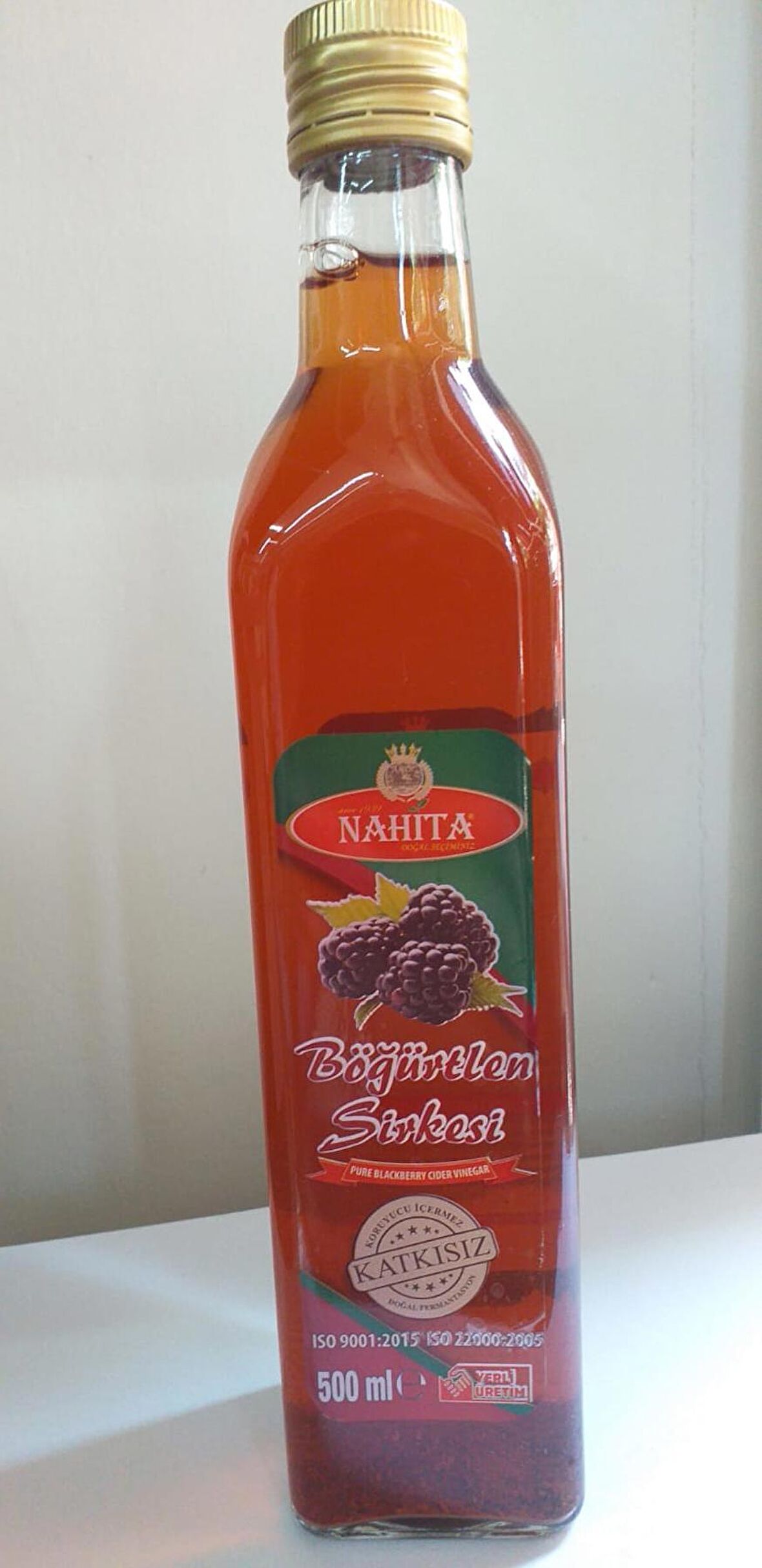 Nahita Böğürtlen Sirkesi 500ml