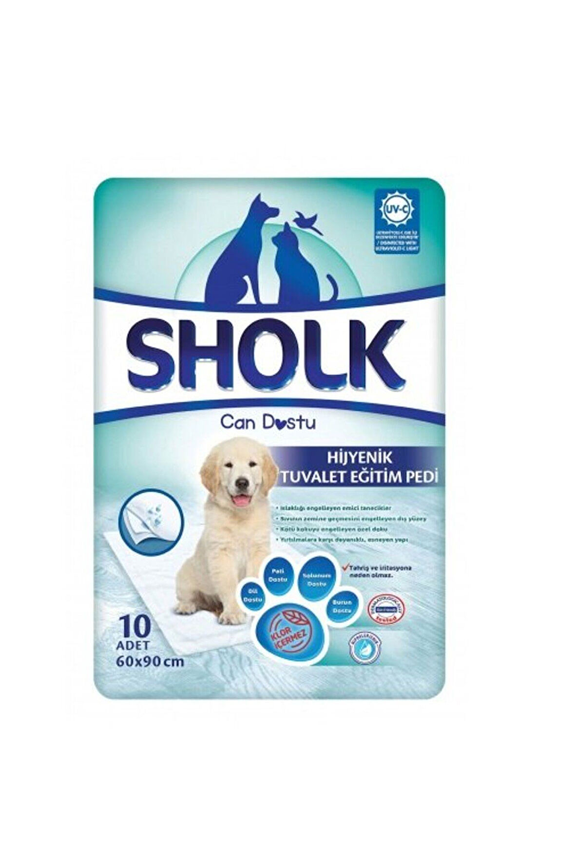 Sholk Köpek Çiş Eğitim Pedi 60x90cm 10lu