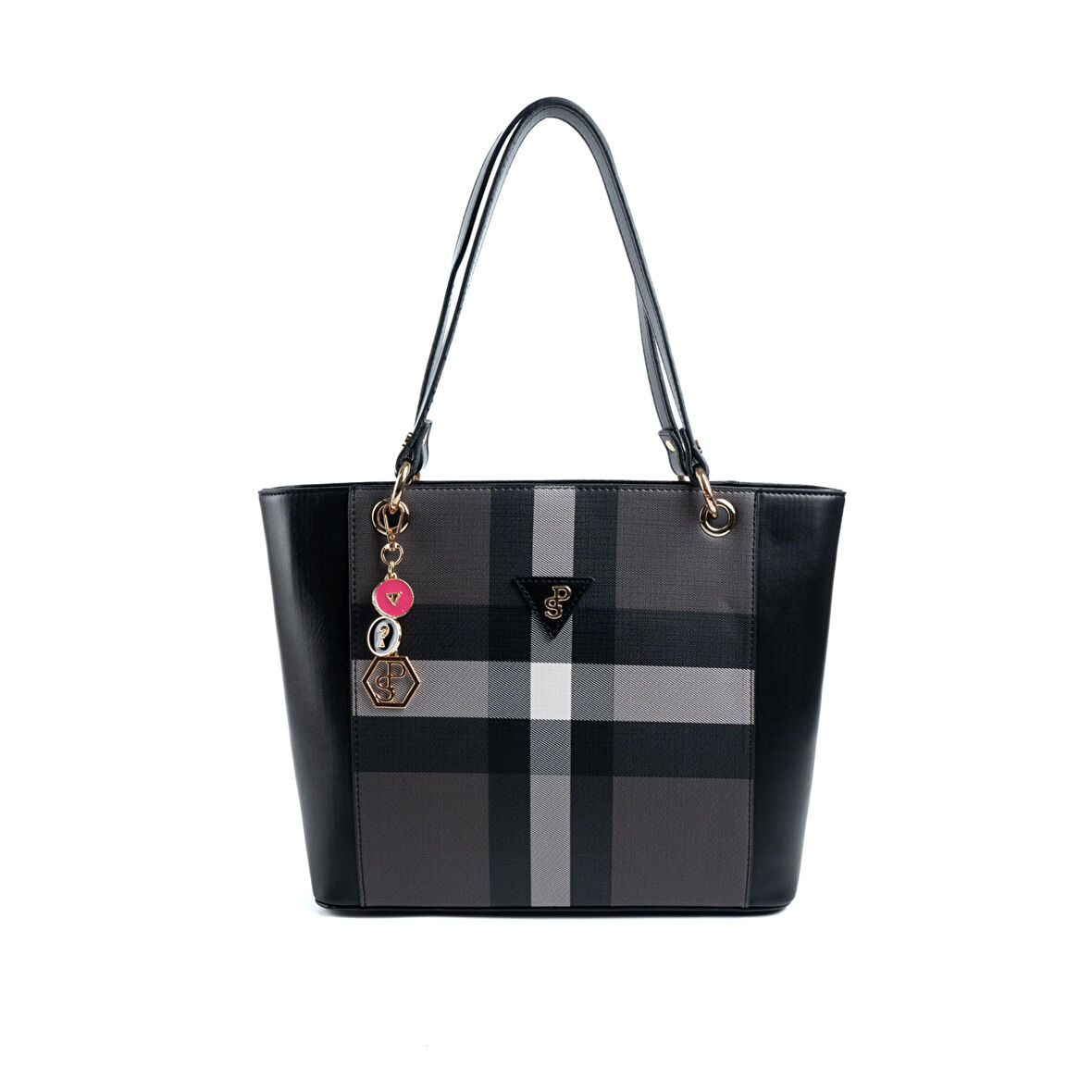 Silver Polo  Kadın Omuz Çantası 1176-48191 SILVER POLO Kadın ÇANTASI MK129 SİYAH-MAT SİYAH