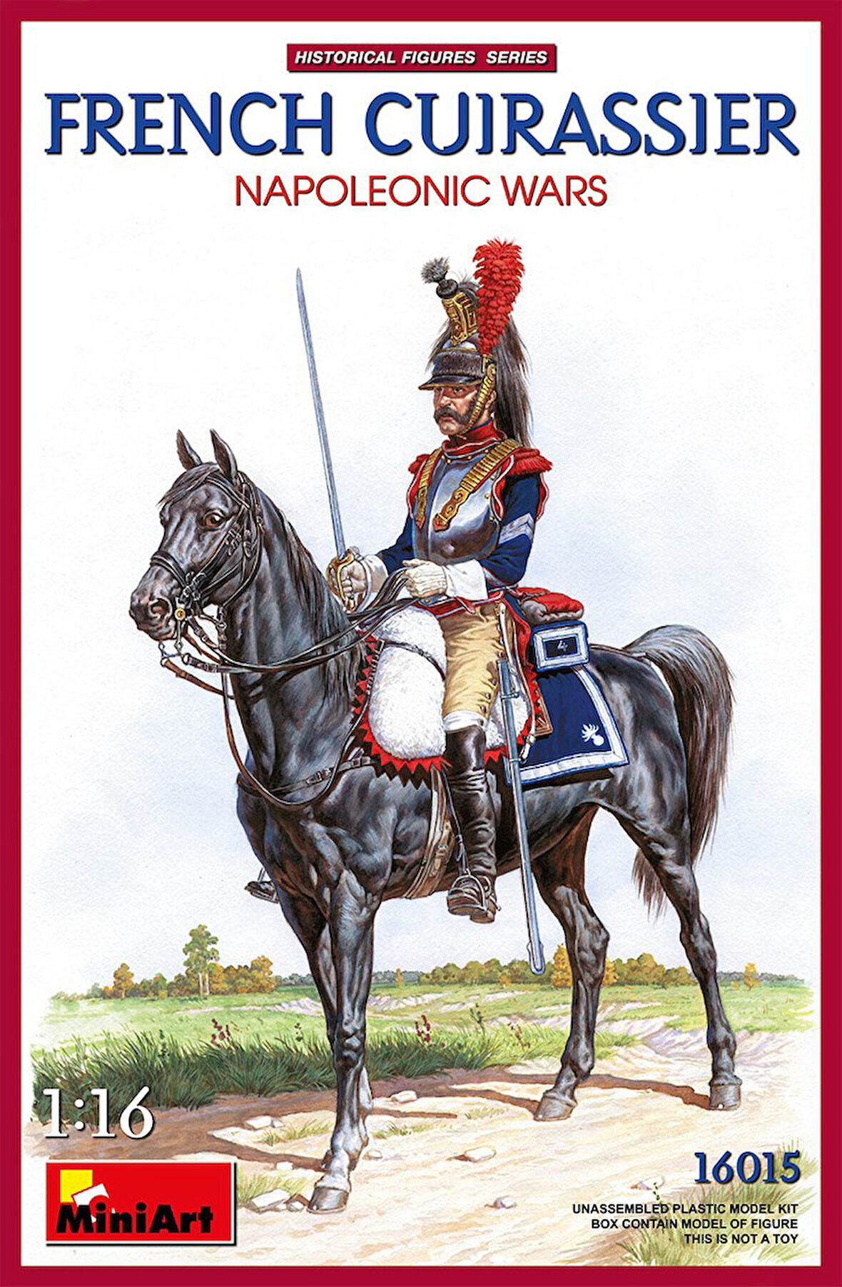 MiniArt 16015 1:16 Fransız Zırhlı Süvari. Napolyon Savaşları