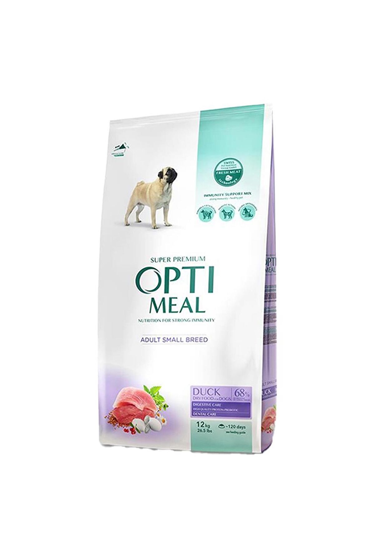 Optimeal Super Premium Small Ördek Etli Küçük Irk Yetişkin Köpek Maması 12 Kg