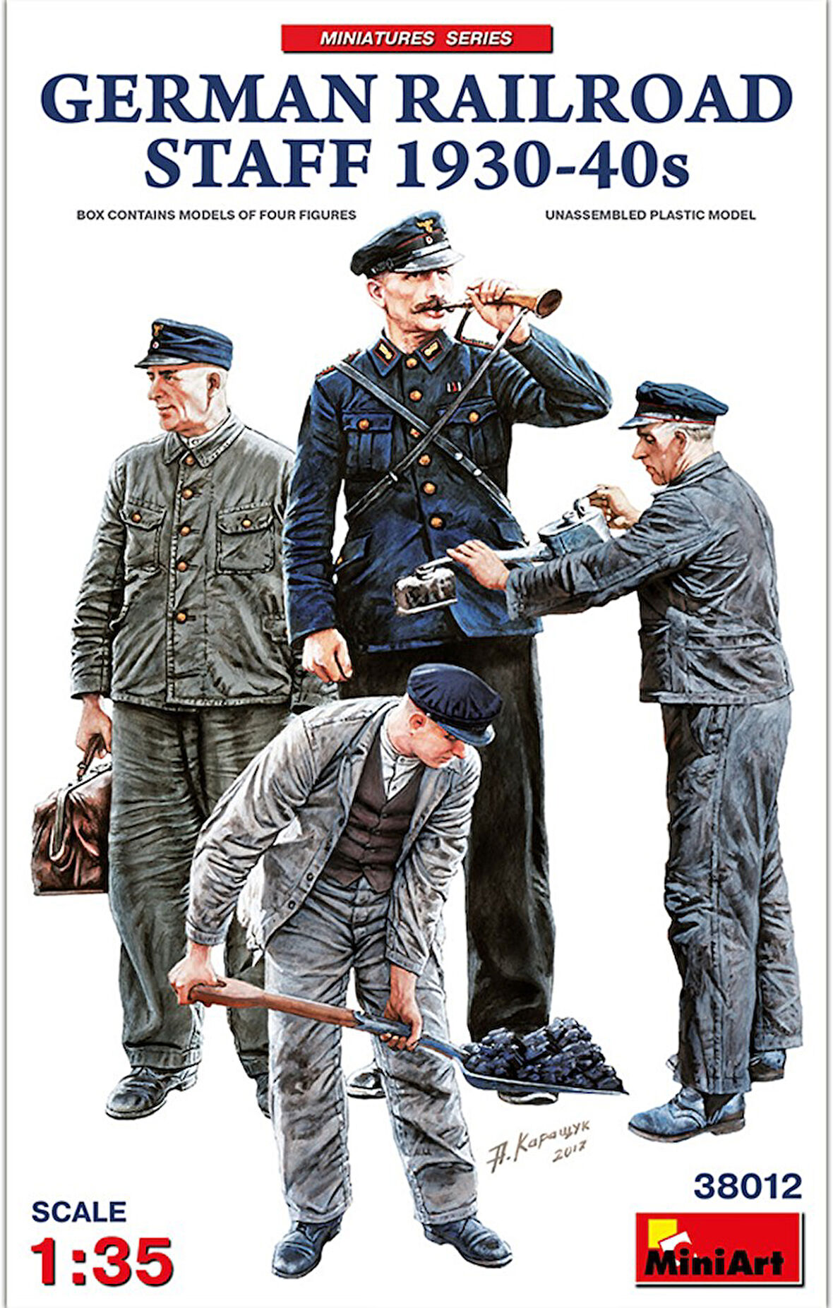 MiniArt 38012 1:35 1930-40 Alman Demiryolu Görevlisi