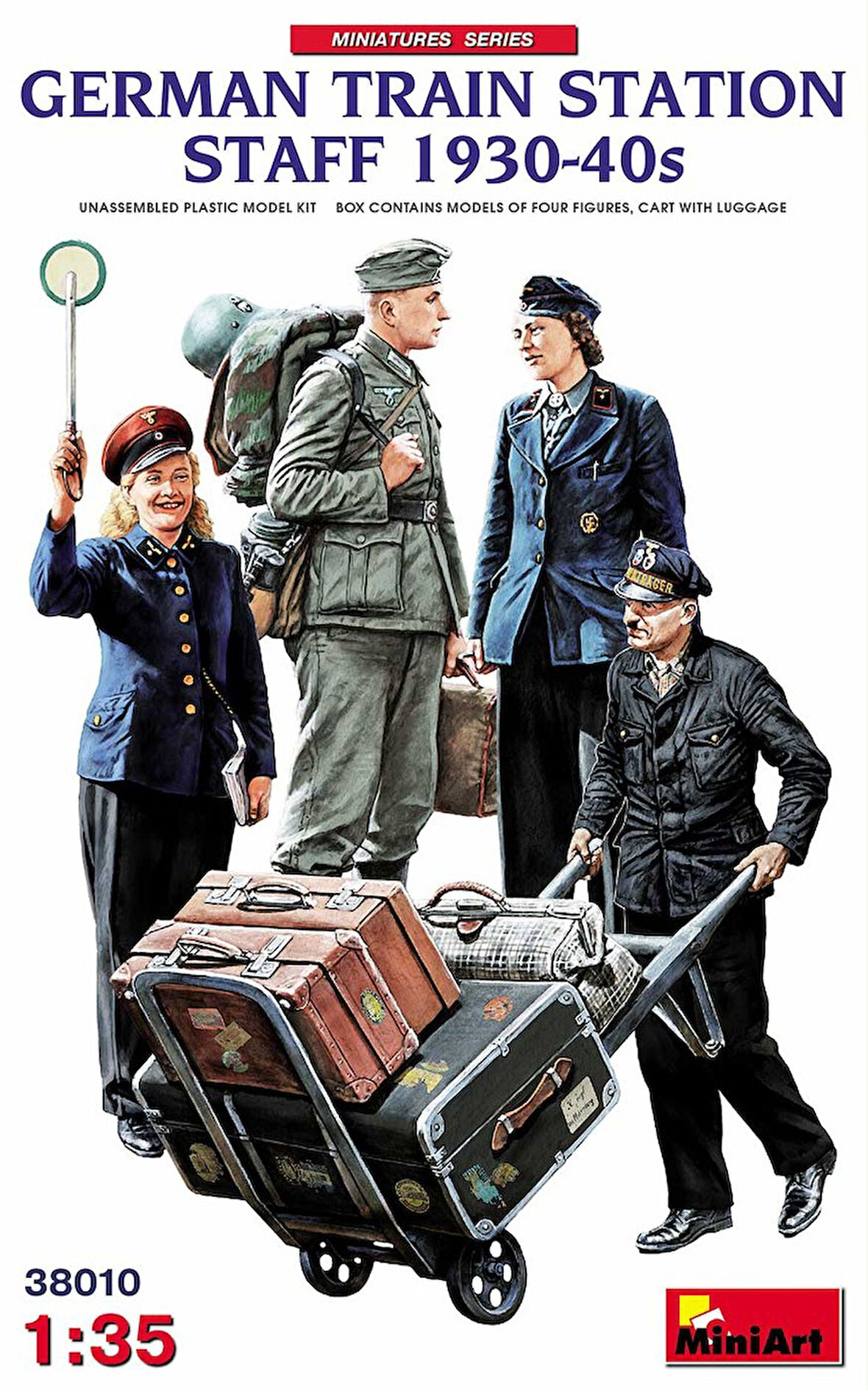 MiniArt 38010 1:35 Alman Tren İstasyonu Görevlisi 1930-40