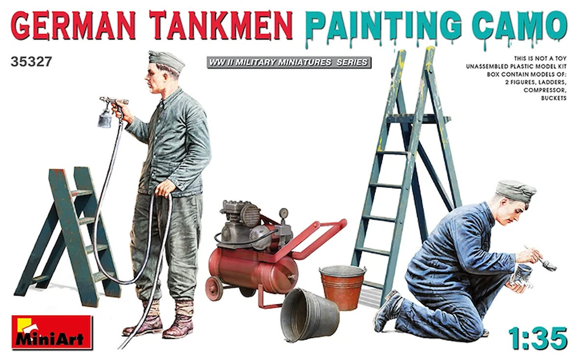 MiniArt 35327 1:35 Alman Tankçılar Painting Camo