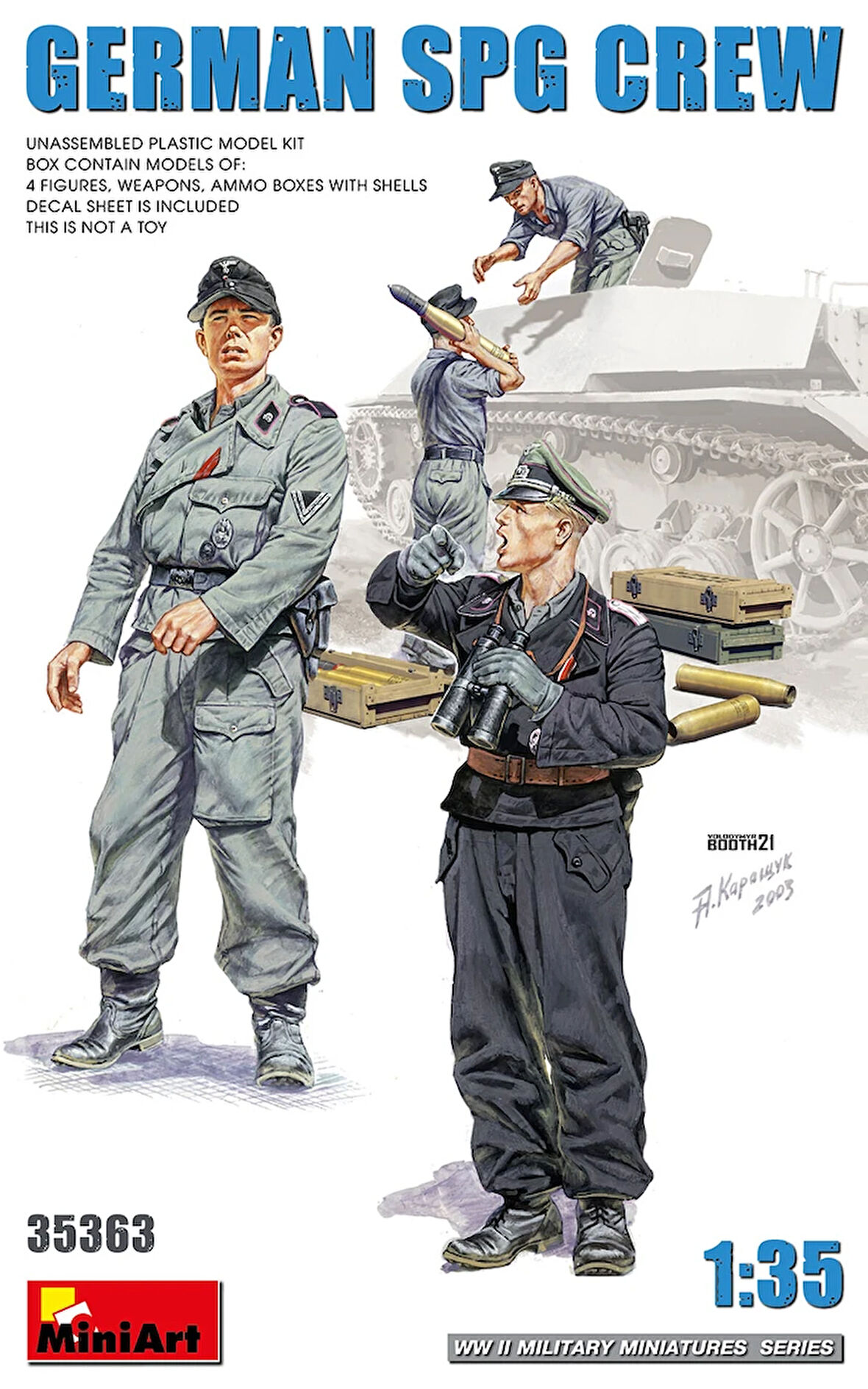 MiniArt 35363 1:35 Alman SPG Mürettebatı
