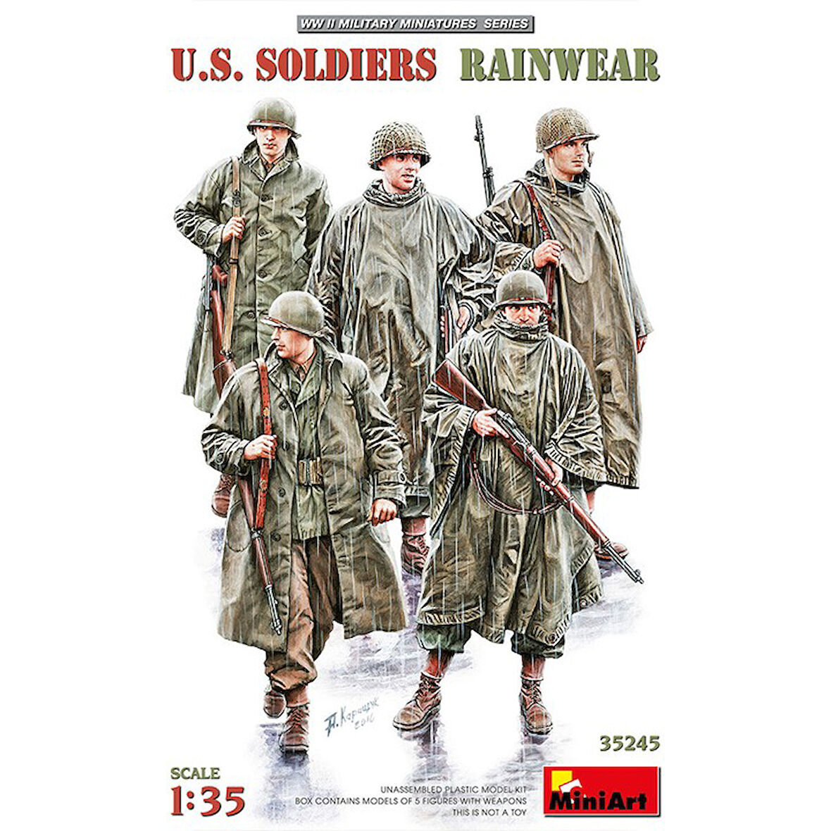 MiniArt 35245 1:35 Yağmurluklu Amerikan Askerleri