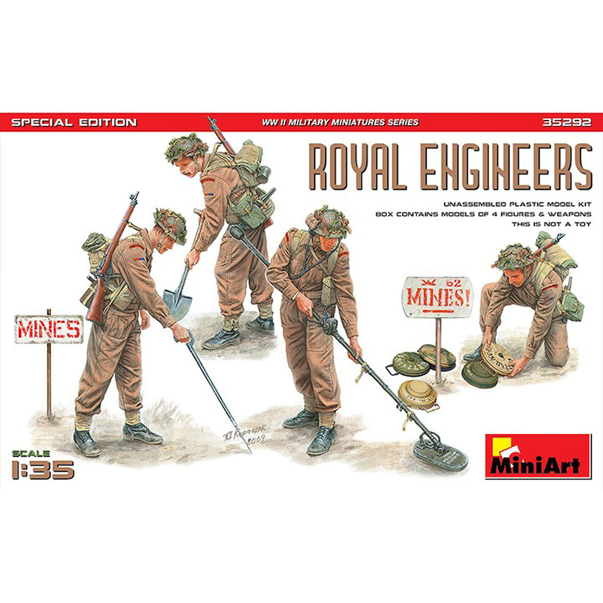 MiniArt 35292 1:35 Kraliyet Mühendisleri. Özel Üretim