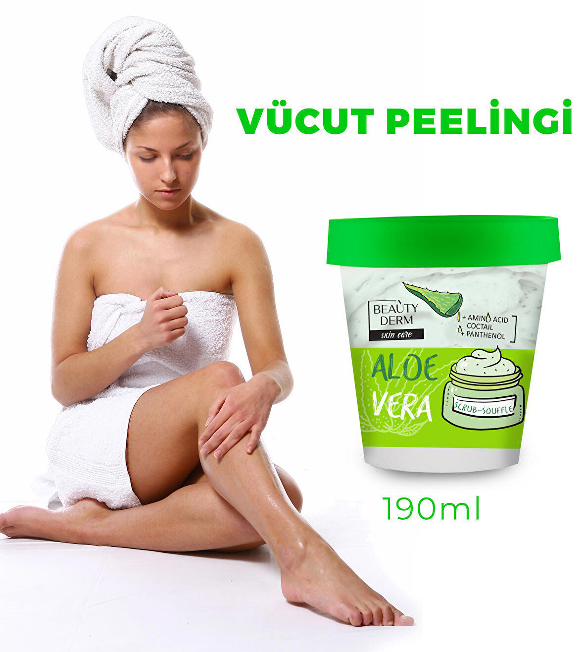 Aloe Vera Vücüt Peeling Nemlendirici Etki