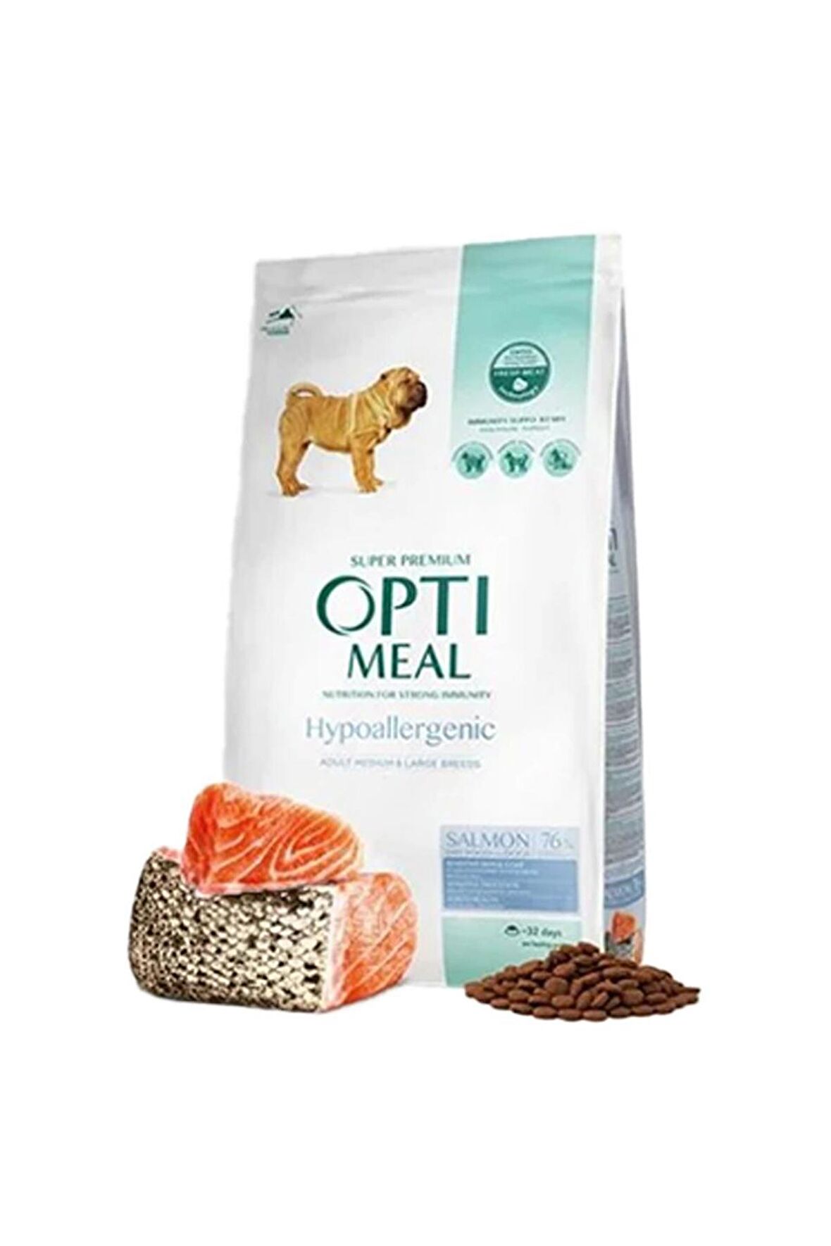 Optimeal Super Premium Hypoallergenic Orta ve Büyük Irk Yetişkin Köpek Maması 12 Kg