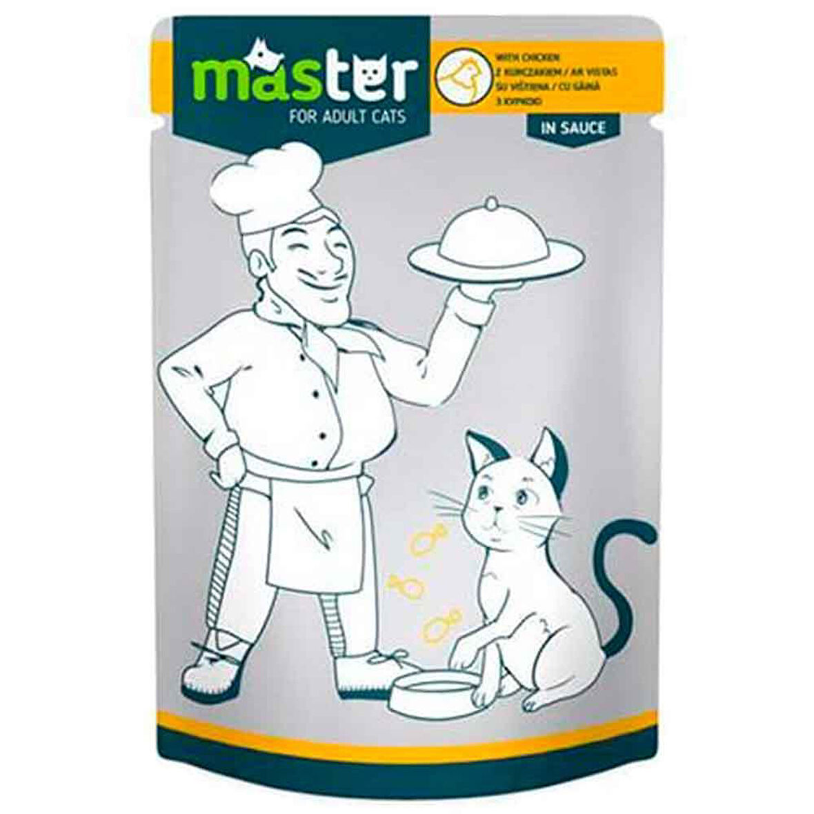 Master Kedi Konservesi Tavuklu 80 Gr