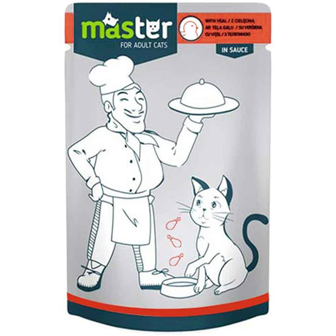 Master Kedi Konservesi Kümes Hayvanlı 80 Gr