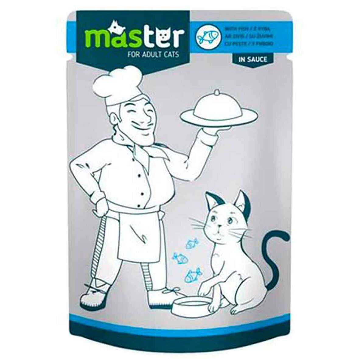 Master Kedi Konservesi Balıklı 80 Gr