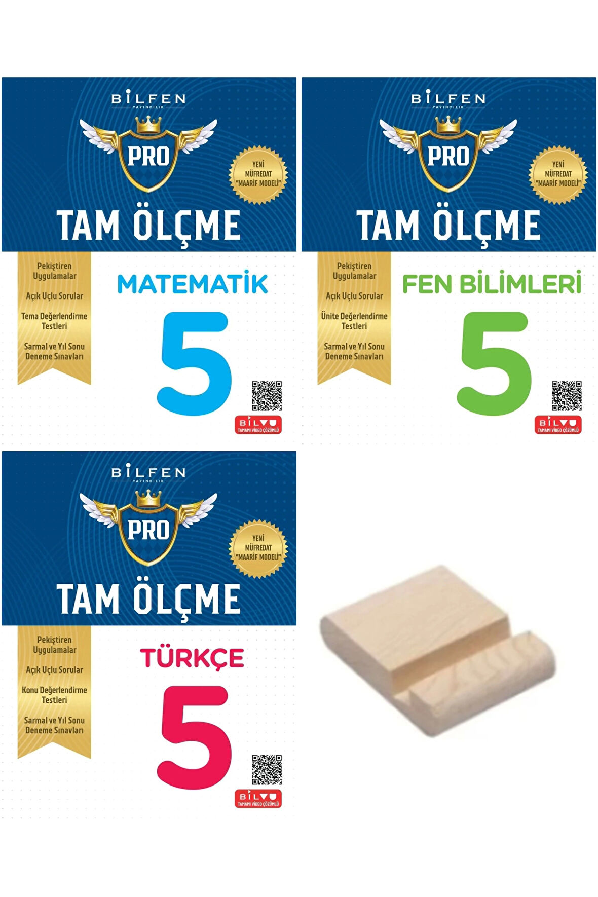 5. Sınıf TAM ÖLÇME 2025 Matematik Fen Bilimleri Türkçe Soru Bankası