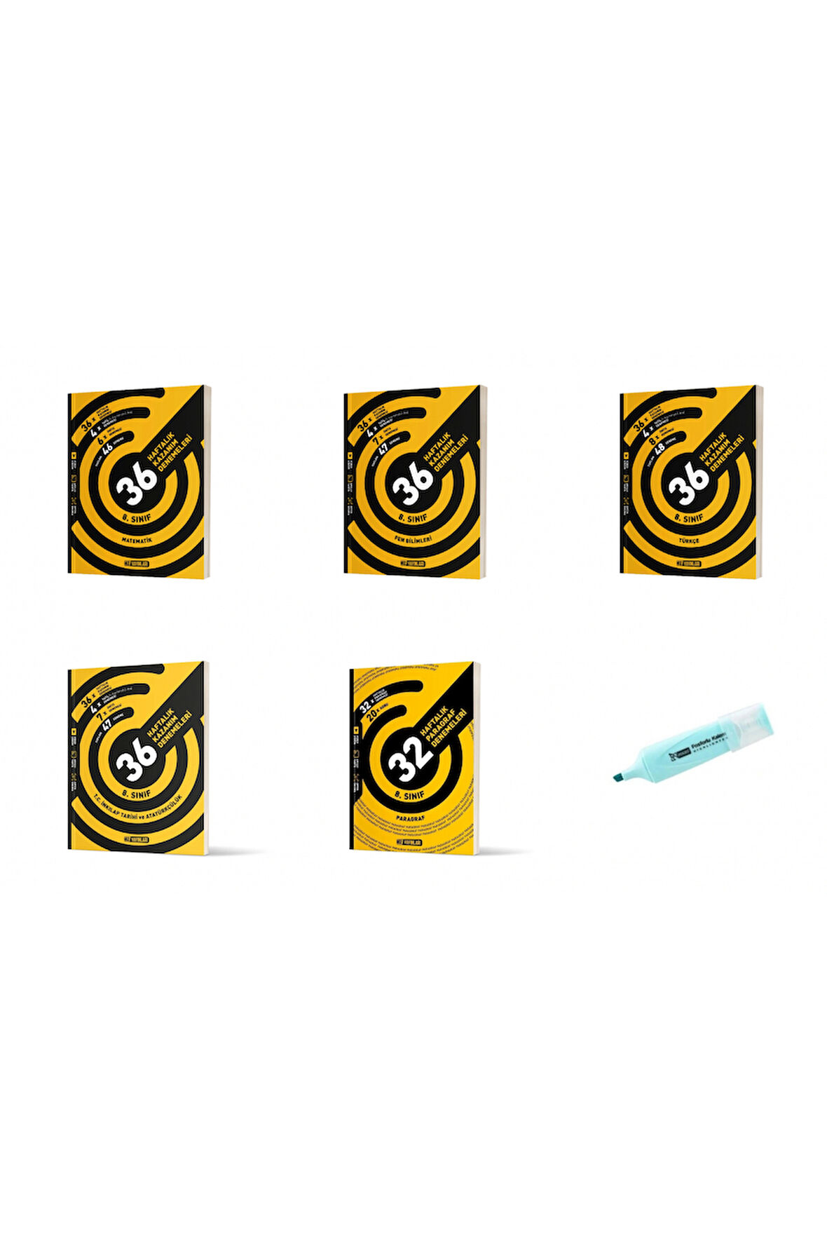 LGS 8.Sınıf Matematik Fen Türkçe İnkılap Paragraf Haftalık Kazanım Denemeleri