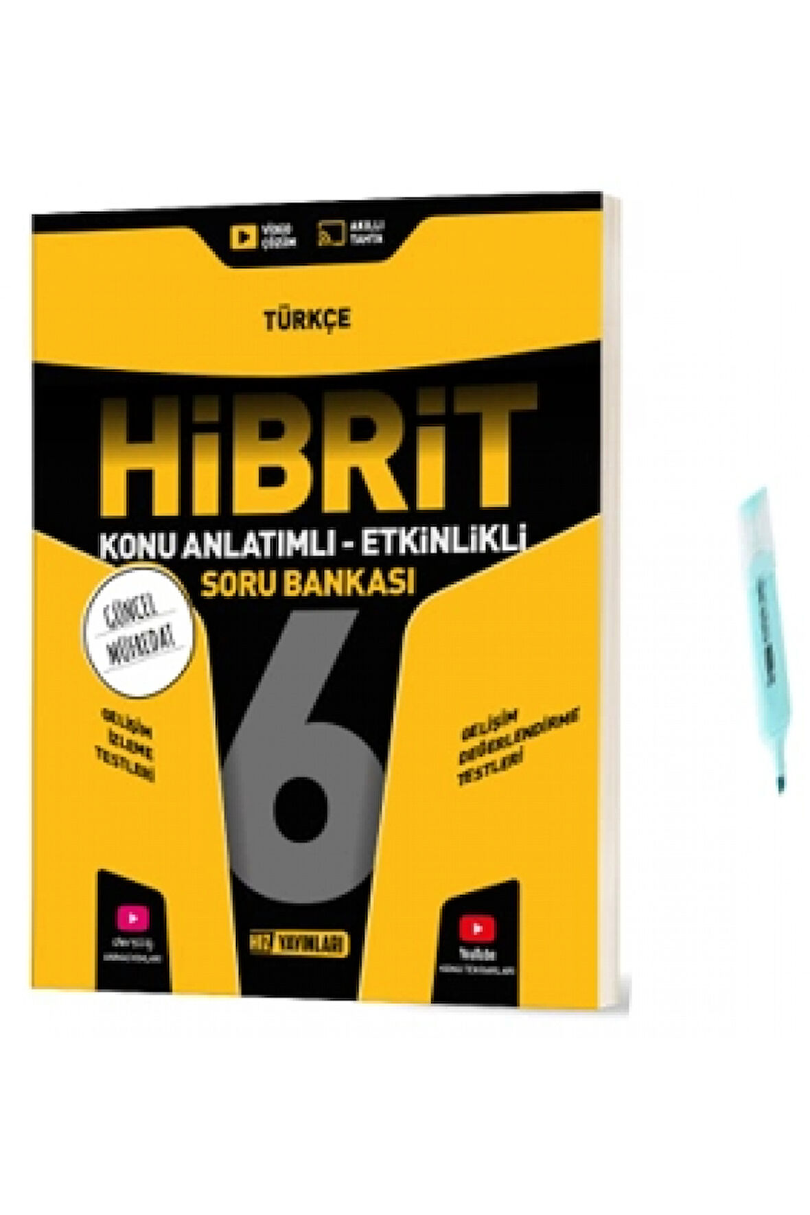 6.Sınıf HİBRİT Türkçe Konu Anlatımlı Etkinlikli Soru Bankası (Yeni Müfredat)
