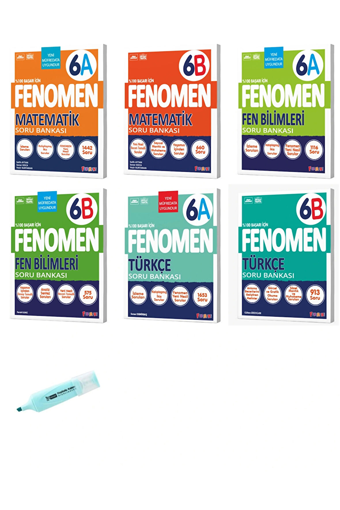 6. Sınıf Matematik Fen Bilimleri Ve Türkçe Soru Bankası