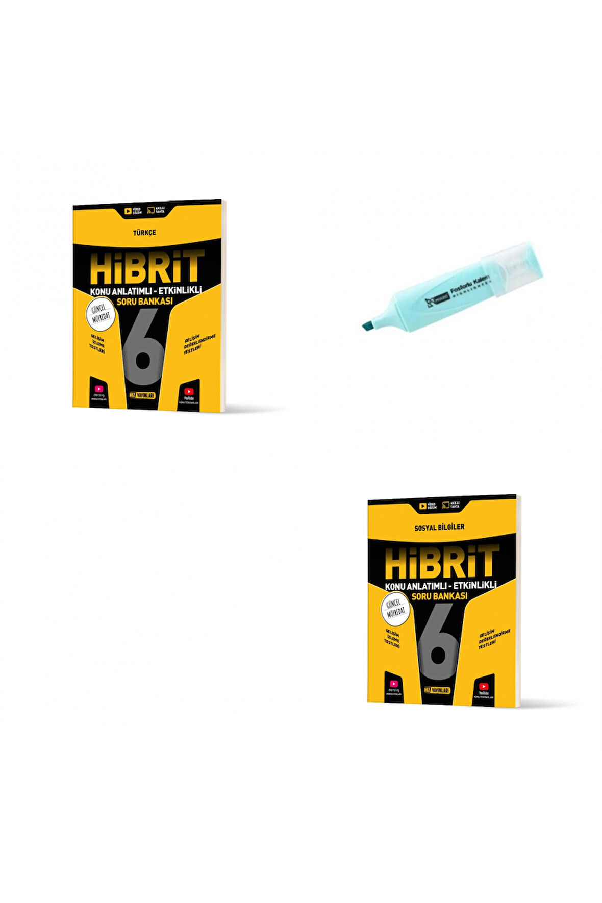 6.Sınıf HİBRİT Türkçe Ve Sosyal Bilgiler Konu Anlatımlı Etkinlikli SB (Yeni Müfredat)