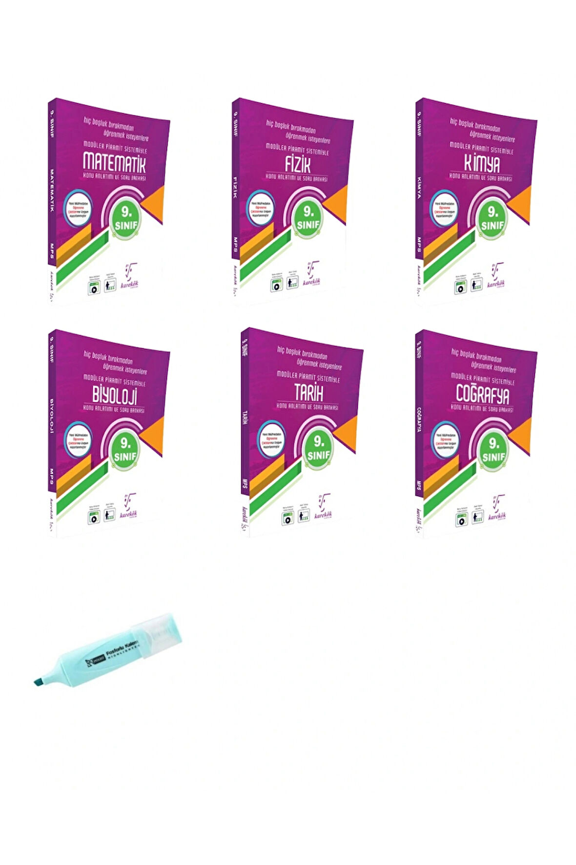 9.Sınıf Matematik Fizik Kimya Biyoloji Tarih Coğrafya MPS (Yeni Müfredat)