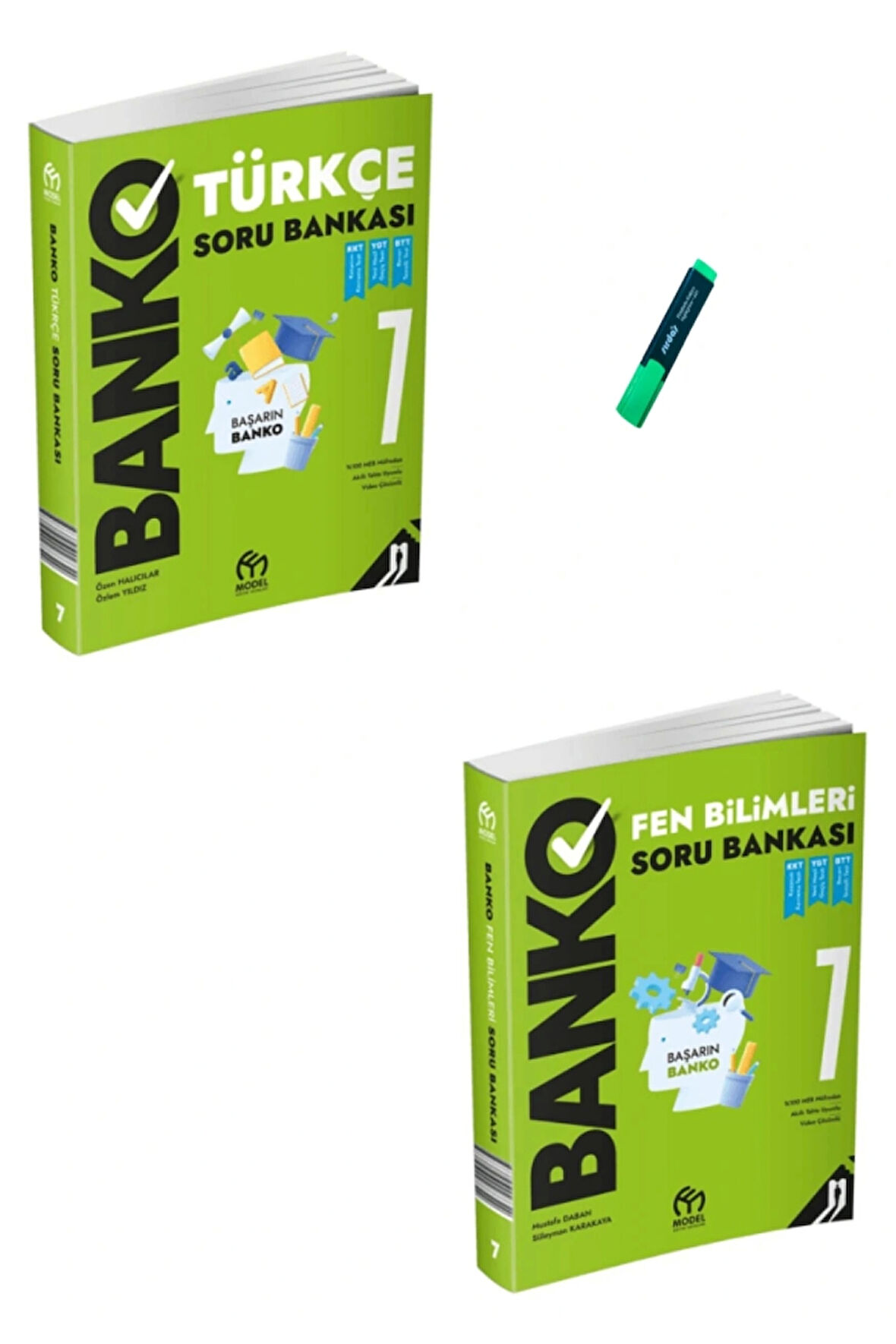 7. Sınıf Banko Serisi Türkçe ve Fen Bilimleri Soru Bankası
