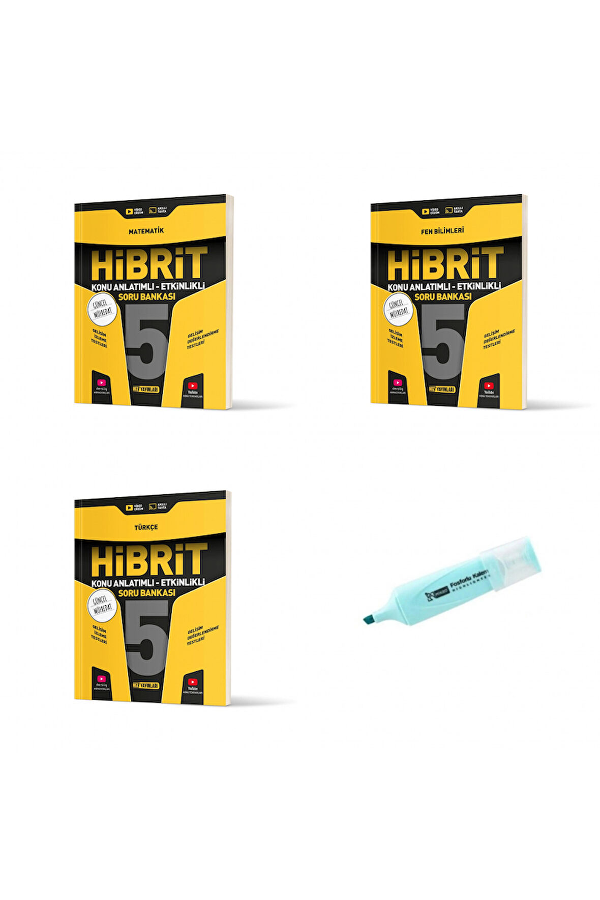 5.Sınıf HİBRİT Matematik Fen Ve Türkçe Konu Anlatımlı Etkinlikli SB (Yeni Müfredat)