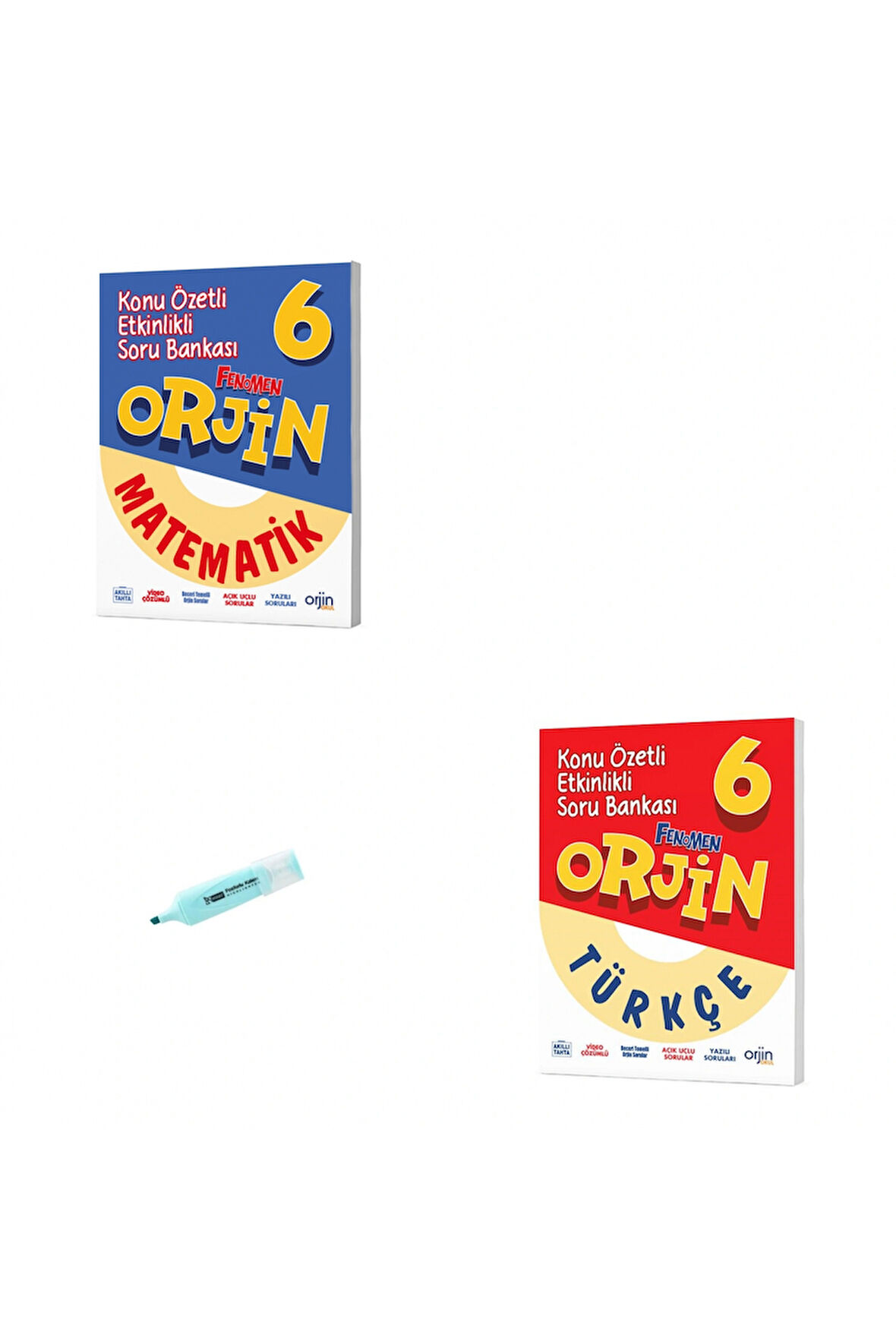 6. Sınıf ORJİN Matematik Ve Türkçe Konu Özetli Soru Bankası